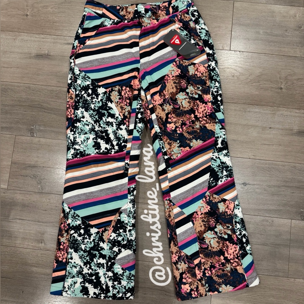 FP Movement Free People Bunny Slope Pants - Black Diamond Combo - M - NWT